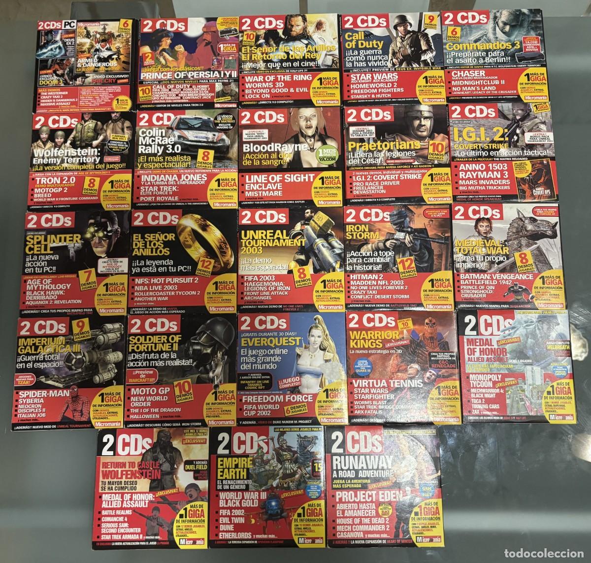 Coleccionismo de Revistas y Peri&oacute;dicos: Pack Lote CD&acute;s revista MICROMAN&Iacute;A 23 n&uacute;meros