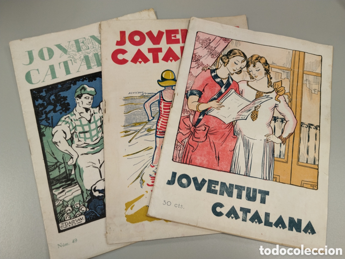 Sammeln von Zeitschriften und Zeitungen: Lote 3 revistas joventut catalana 1925.epoca Alfonso XIII.lliga regionalista.prat de la riba.catalun