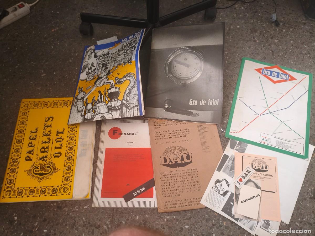 Coleccionismo de Revistas y Peri&oacute;dicos: Lot GRA DE FAJOL. PAPER I MATERIAL DE LA GARROTXA.