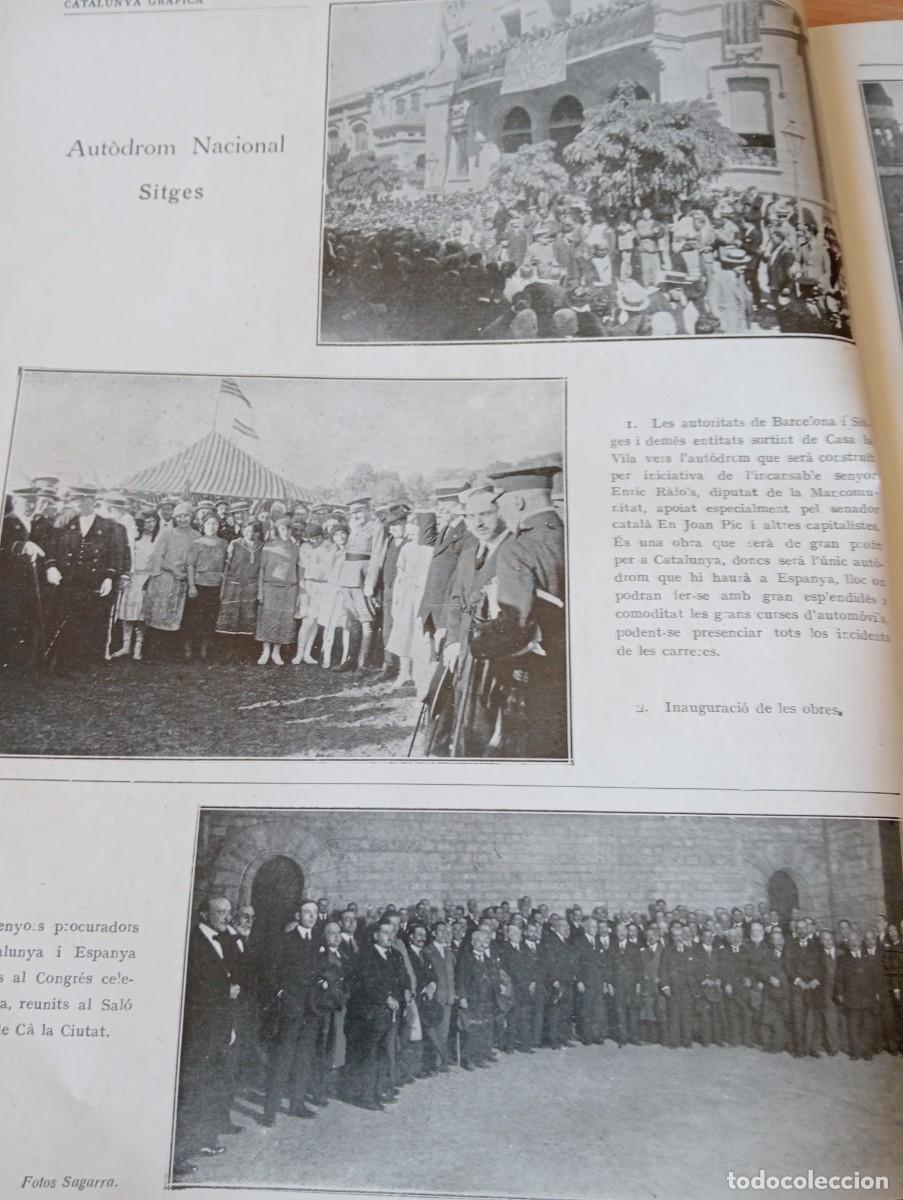 Coleccionismo de Revistas y Peri&oacute;dicos: REVISTA ANY 1922 INAUGURACIO DE AUTODROM AUTODROMO DE SITGES CONCEPCIO RABELL TREN OLESA MONISTROL