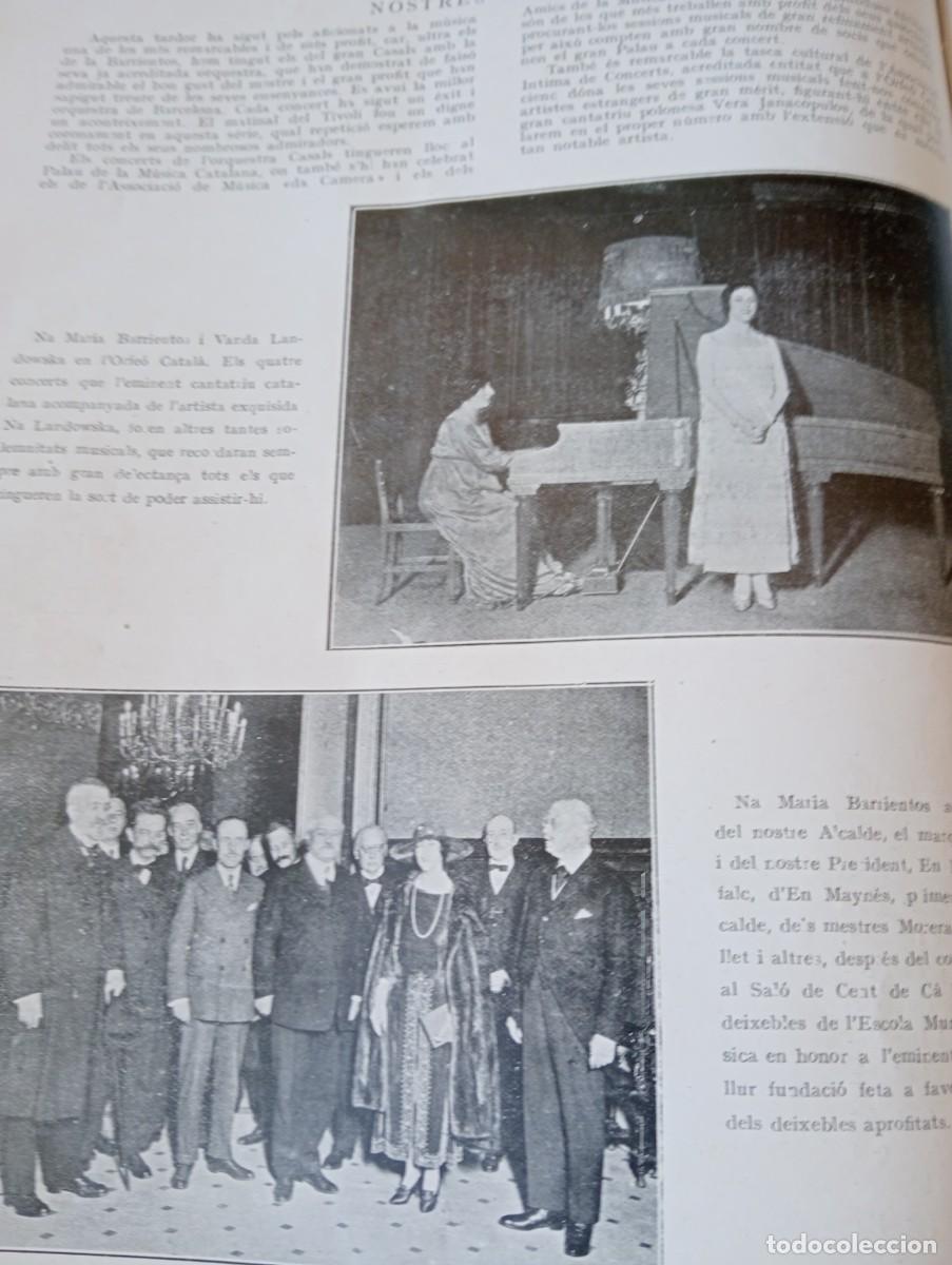 Coleccionismo de Revistas y Peri&oacute;dicos: REVISTA ANY 1922 FUTBOL CLUB BARCELONA F.C. R.C.D. ESPA&Ntilde;OL MARIA BARRIENTOS LLUIS MASSOT BALAGUER