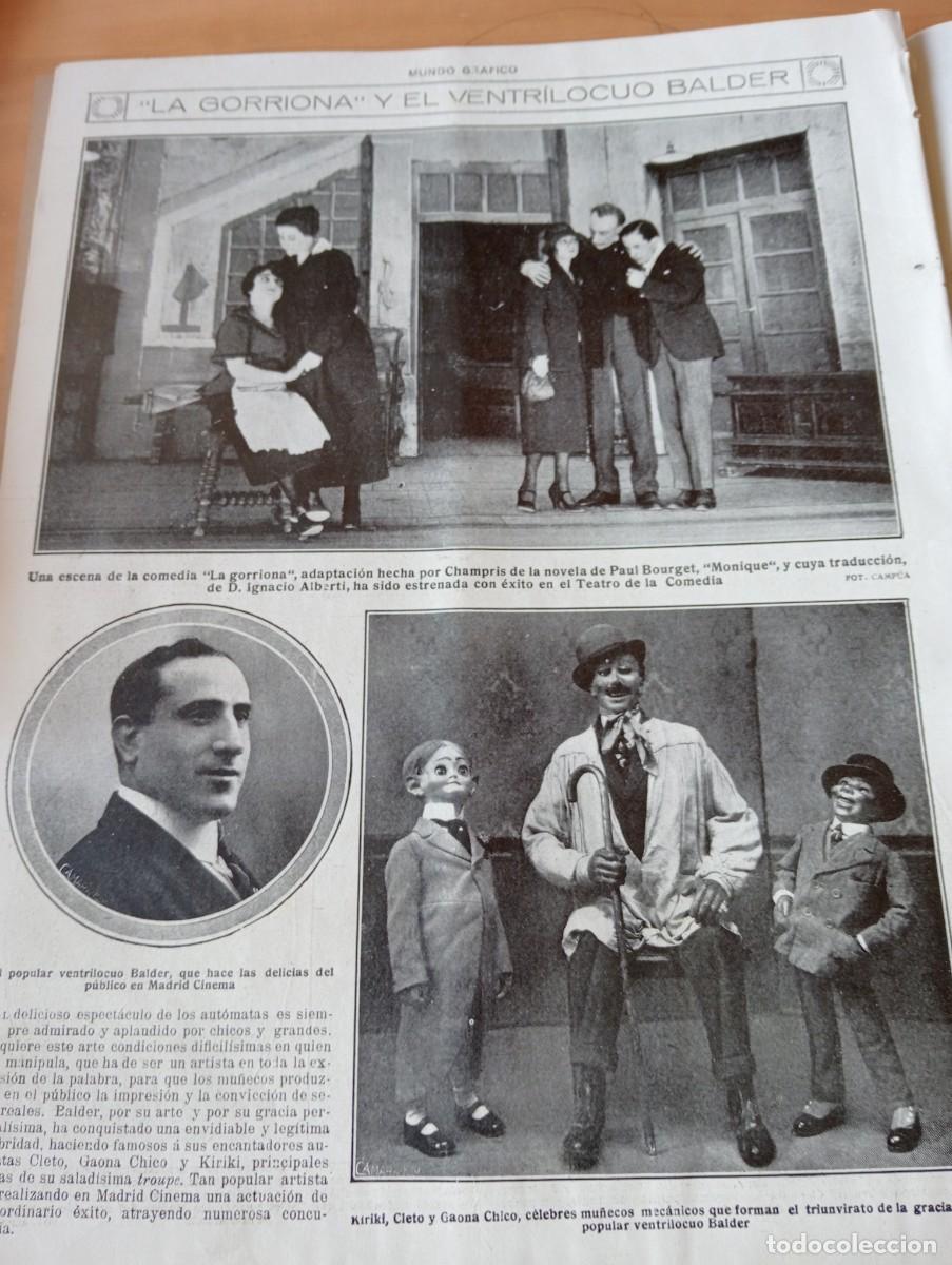 Coleccionismo de Revistas y Peri&oacute;dicos: REVISTA ENTERA 1921 VENTRILOCUO BALDER Y SUS MU&Ntilde;ECOS KIRIKI CLETO Y GAONA CHICO