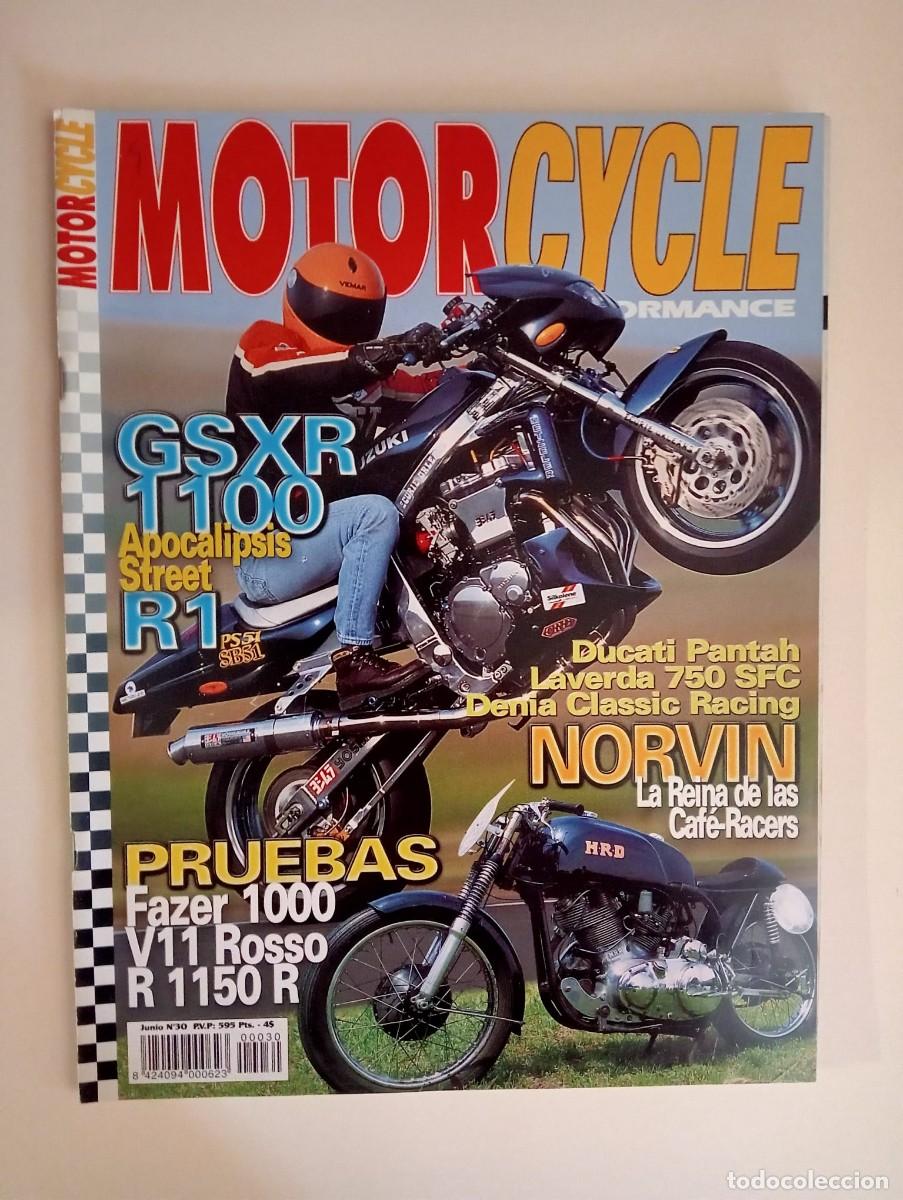 Colecionismo de Revistas e Jornais: MOTOR CYCLE - PERFORMANCE E. MAYOR, EDITOR - N&ordm; 30 / JUNIO - D.L. M-34507/1998