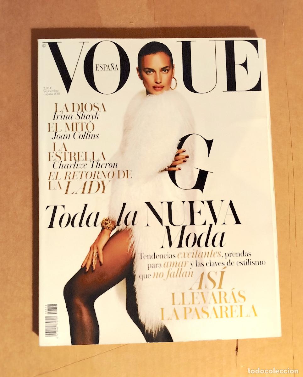 Coleccionismo de revistas y peri&oacute;dicos: VOGUE ES 318 - SEPTIEMBRE 2014 - IRINA SHAYK - JOAN COLLINS - CHARLIZE THERON - 330 p.