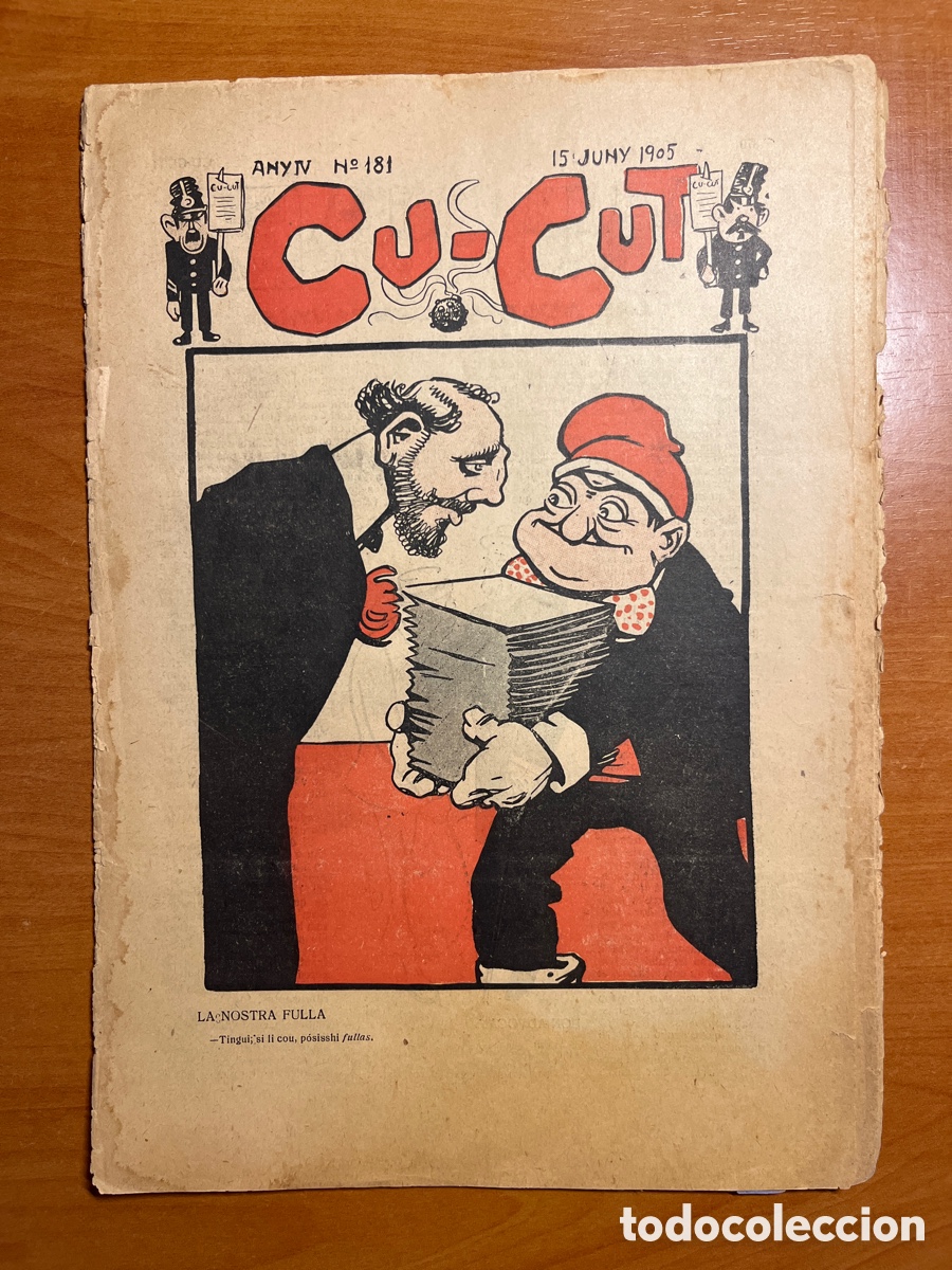 Coleccionismo de Revistas y Peri&oacute;dicos: REVISTA CU-CUT, N&Uacute;MERO 181, (IMPRENTA MAR&Iacute;A GALVET)