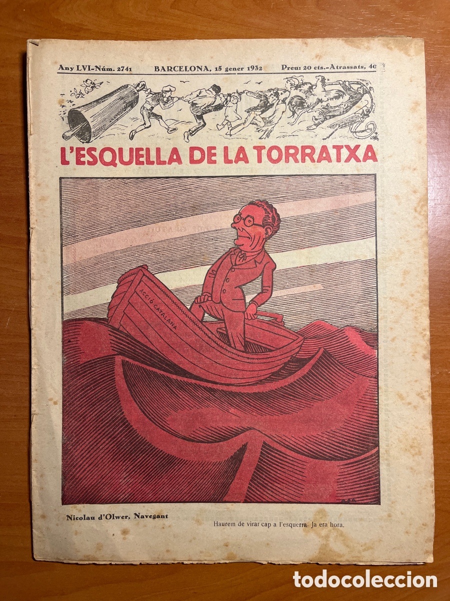 Coleccionismo de Revistas y Peri&oacute;dicos: L&rsquo;ESQUELLA DE LA TORRATXA, N&Uacute;MERO 2741, (LIBRERIA ESPA&Ntilde;OLA)