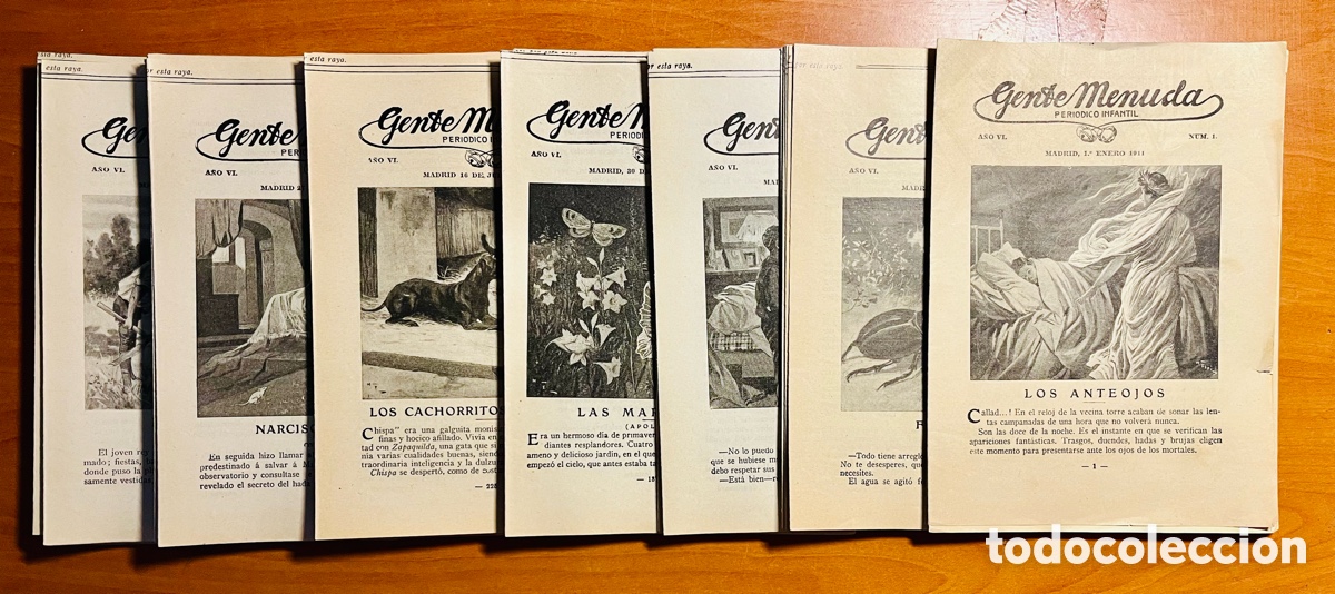 Coleccionismo de Revistas y Peri&oacute;dicos: GENTE MENUDA 50 EJEMPLARES PRIMEROS, (PERI&Oacute;DICO INFANTIL), NUEVOS!!!