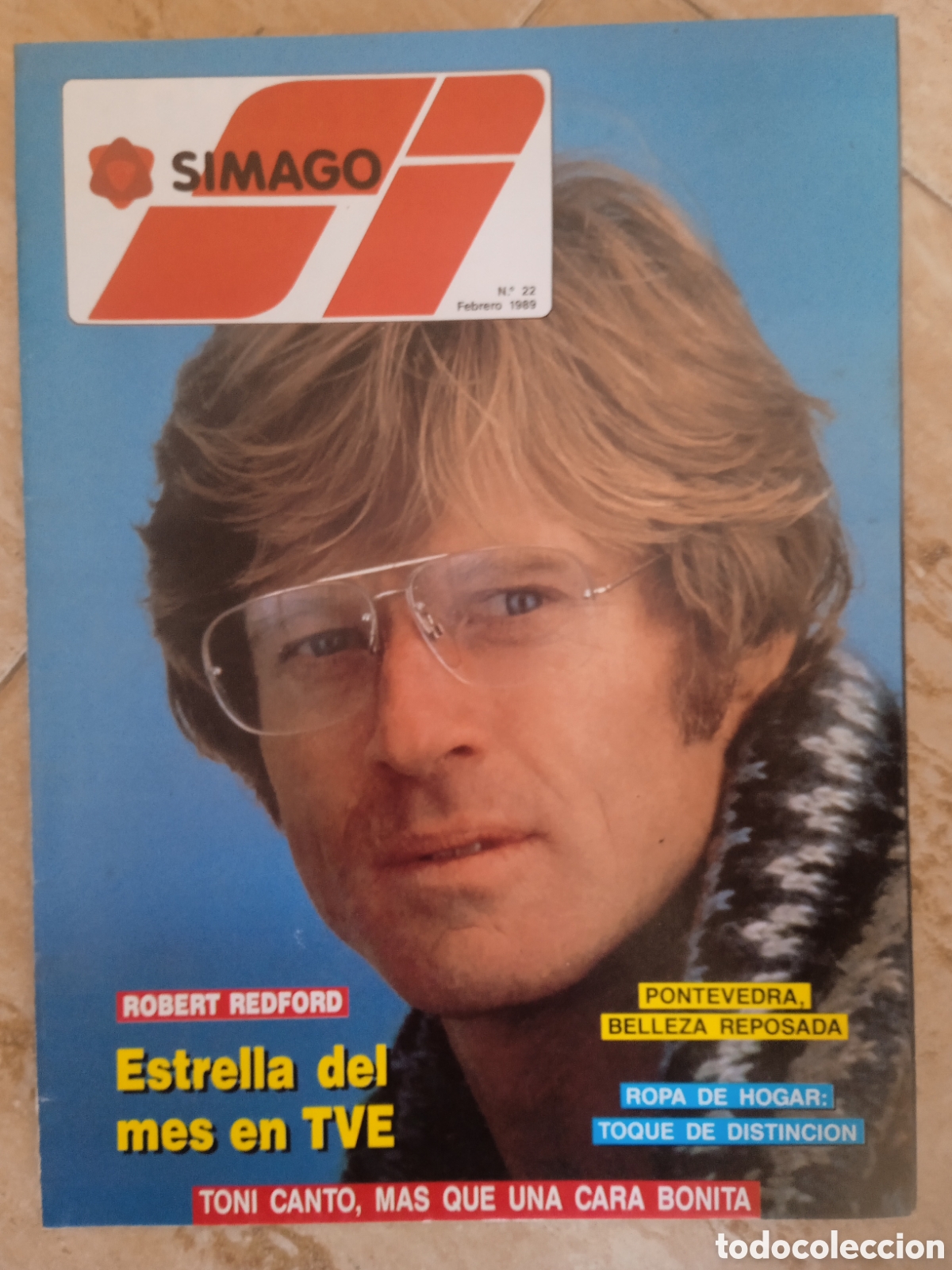Collezionismo di Riviste e Giornali: Revista Simago n&deg;22 Robert Redford Toni Cant&oacute; Pontevedra