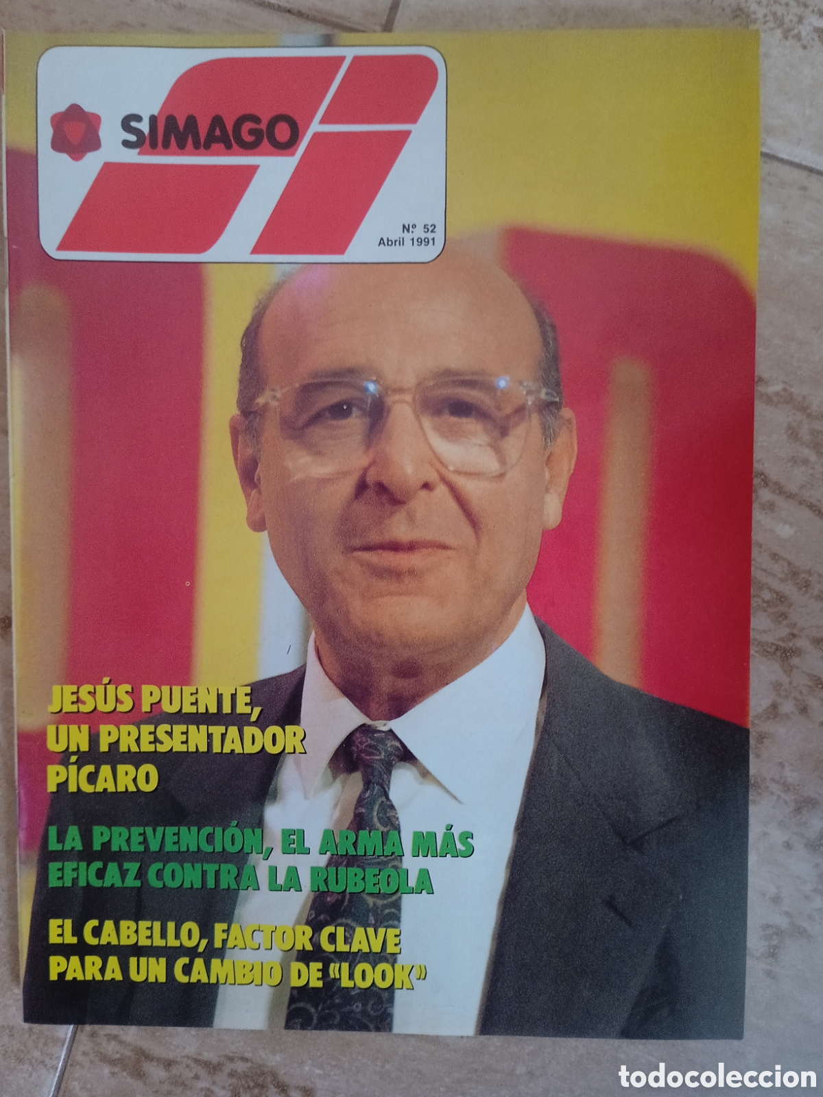 Coleccionismo de Revistas y Peri&oacute;dicos: Revista Simago n&deg;52 Jes&uacute;s Puente abril 1991