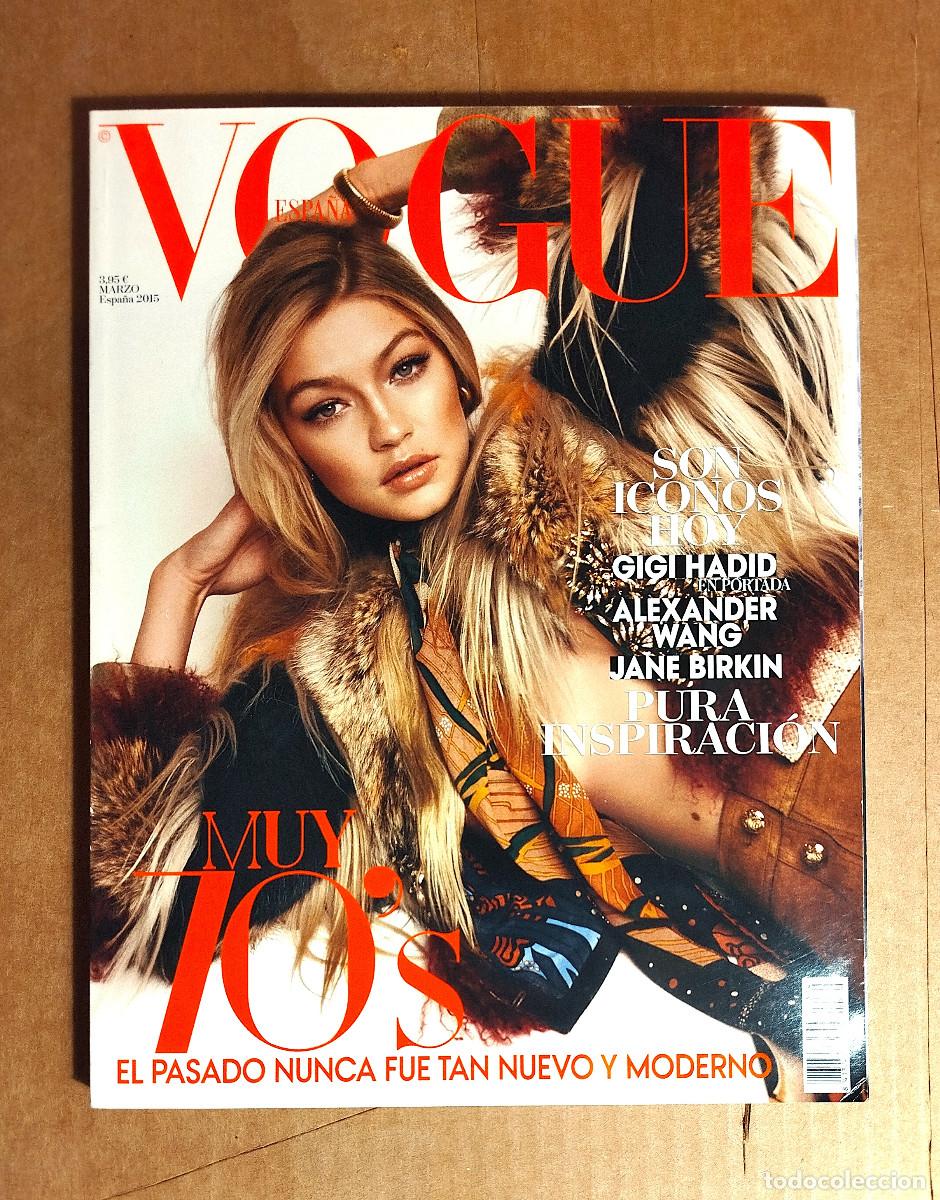 Coleccionismo de Revistas y Peri&oacute;dicos: VOGUE ES 324 - MARZO 2015 - GIGI HADID - JANE BIRKIN - JOHN GALLIANO - 348 p.