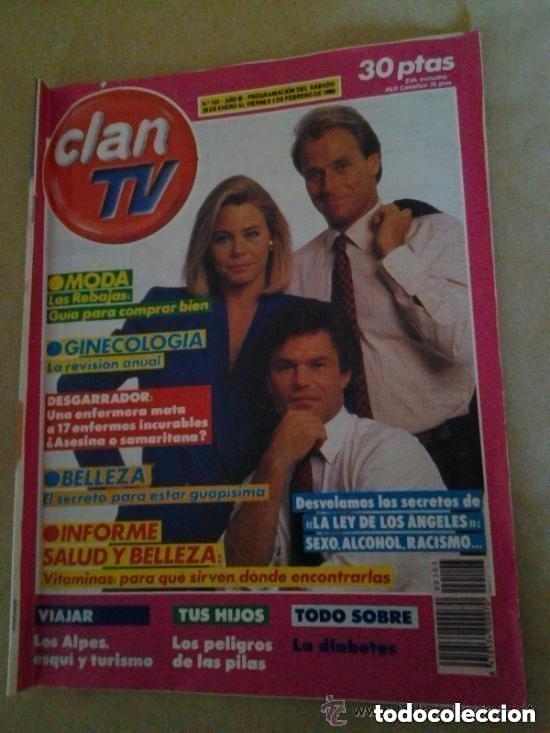 Coleccionismo de Revistas y Peri&oacute;dicos: CLAN TV -N 103 - 28 ENERO AL 3 FEBRERO 1989 - LA LEY DE LOS ANGELES