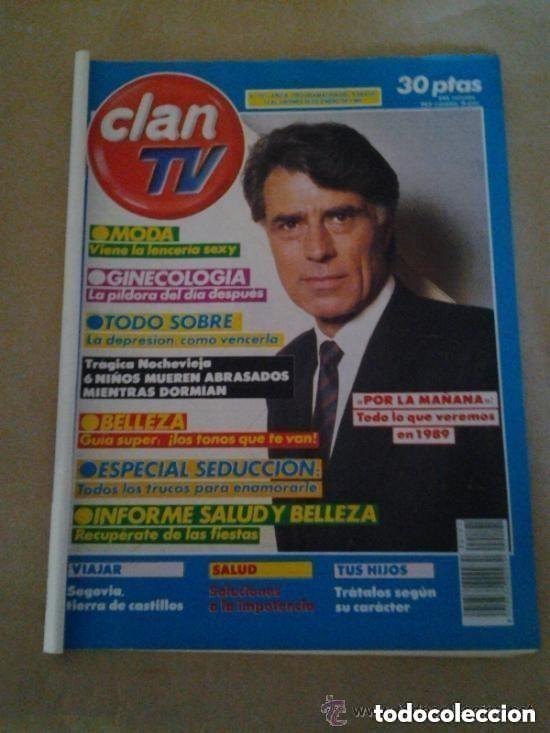 Coleccionismo de Revistas y Peri&oacute;dicos: CLAN TV -N 101 - 14 AL 20 ENERO 1989 - POR LA MA&Ntilde;ANA - JESUS HERMIDA
