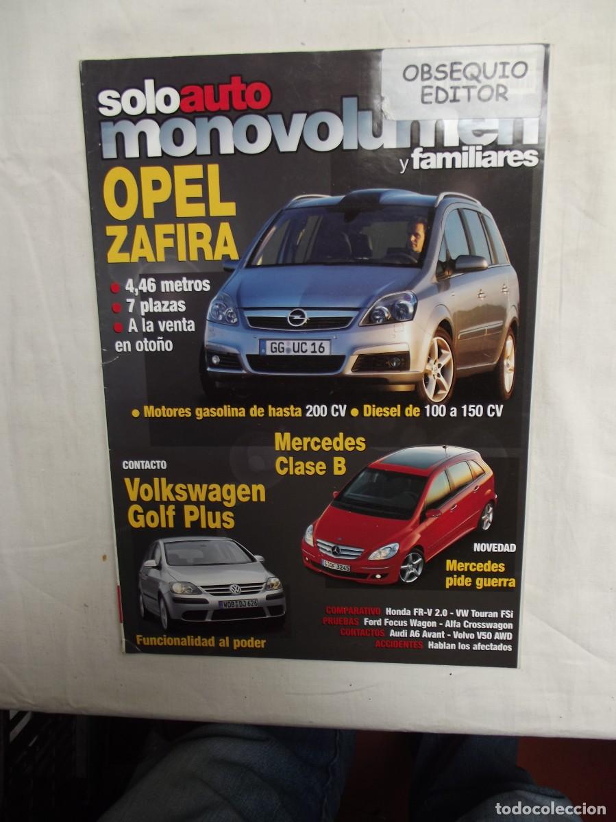 Coleccionismo de Revistas y Peri&oacute;dicos: REVISTA SOLO AUTO MONOVOLUMEN Y FAMILIARES