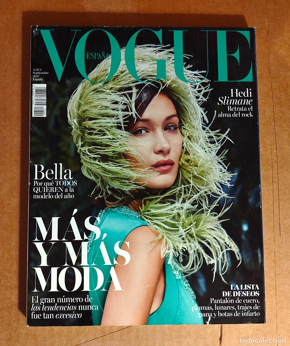 Coleccionismo de Revistas y Peri&oacute;dicos: VOGUE ES 354 - SEPTIEMBRE 2017 - BELLA HADID - MANUEL PERTEGAZ - MARIO TESTINO - 306 p.