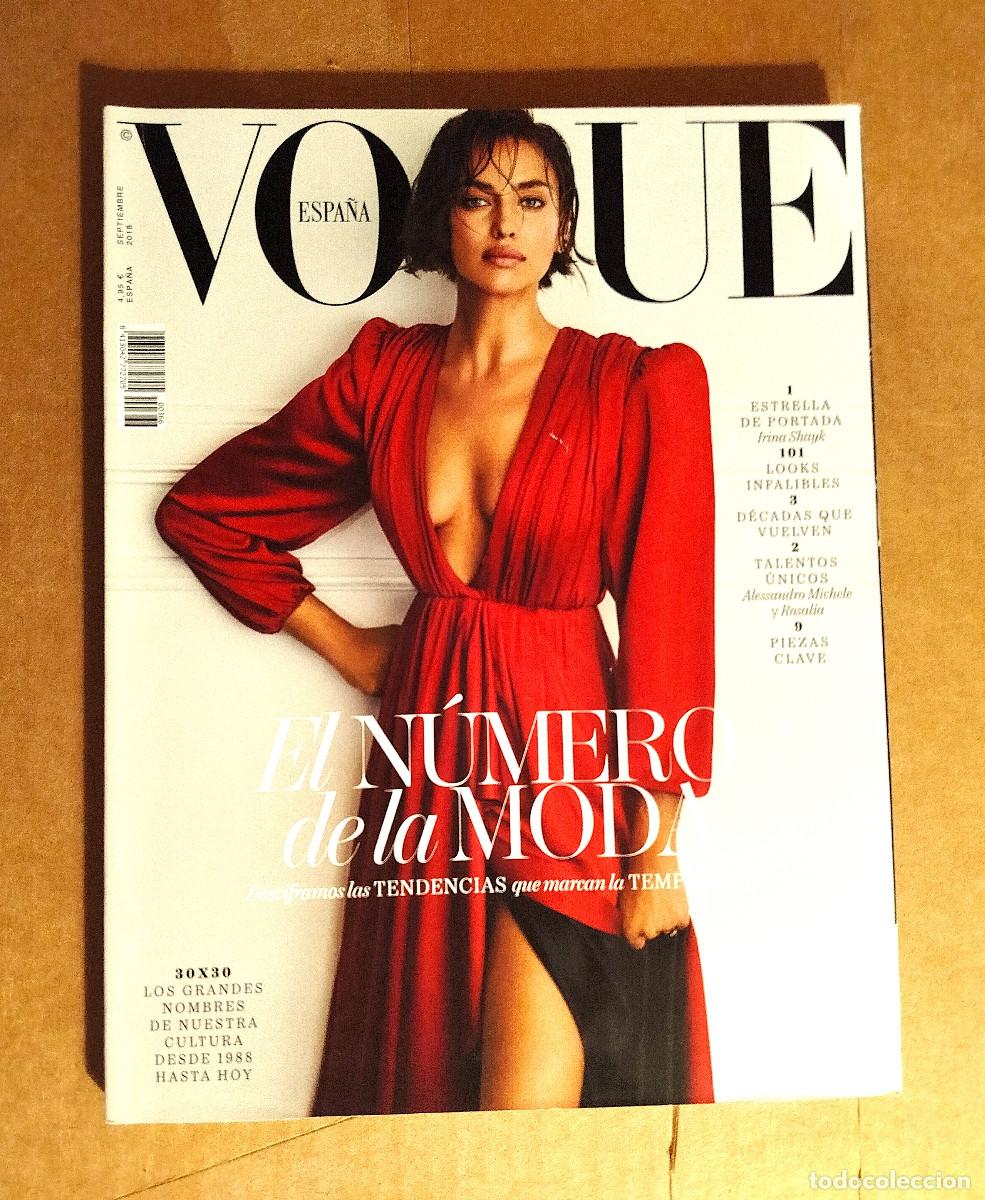 Coleccionismo de Revistas y Peri&oacute;dicos: VOGUE ES 366 - SEPTIEMBRE 2018 - IRINA SHAYK - ROSALIA - 288 p.