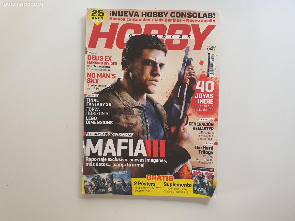 Collection Magazines and Newspapers: REVISTA HOBBY CONSOLAS - N&ordm; 302 INCLUYE POSTER CENTRAL