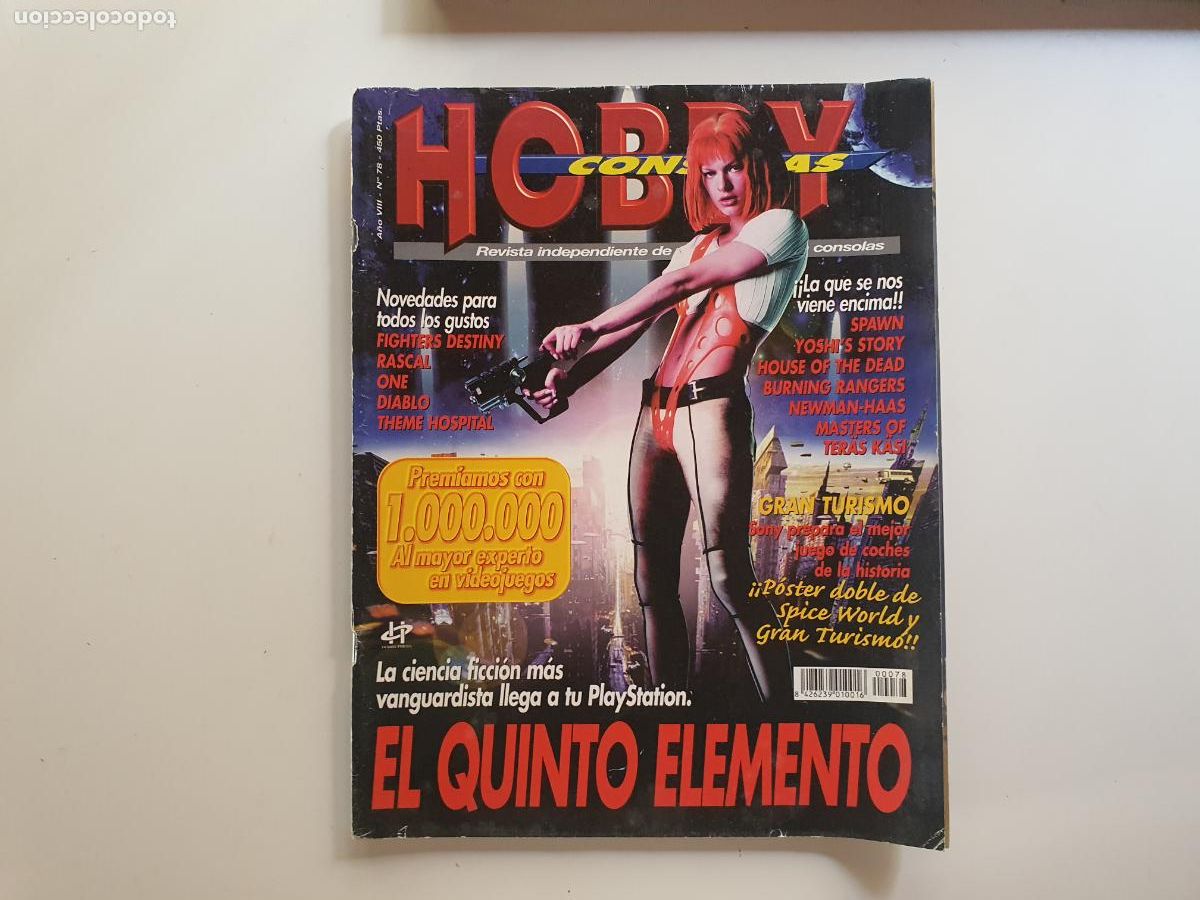 Coleccionismo de Revistas y Peri&oacute;dicos: REVISTA HOBBY CONSOLAS - N&ordm; 78 EL QUINTO ELEMENTO