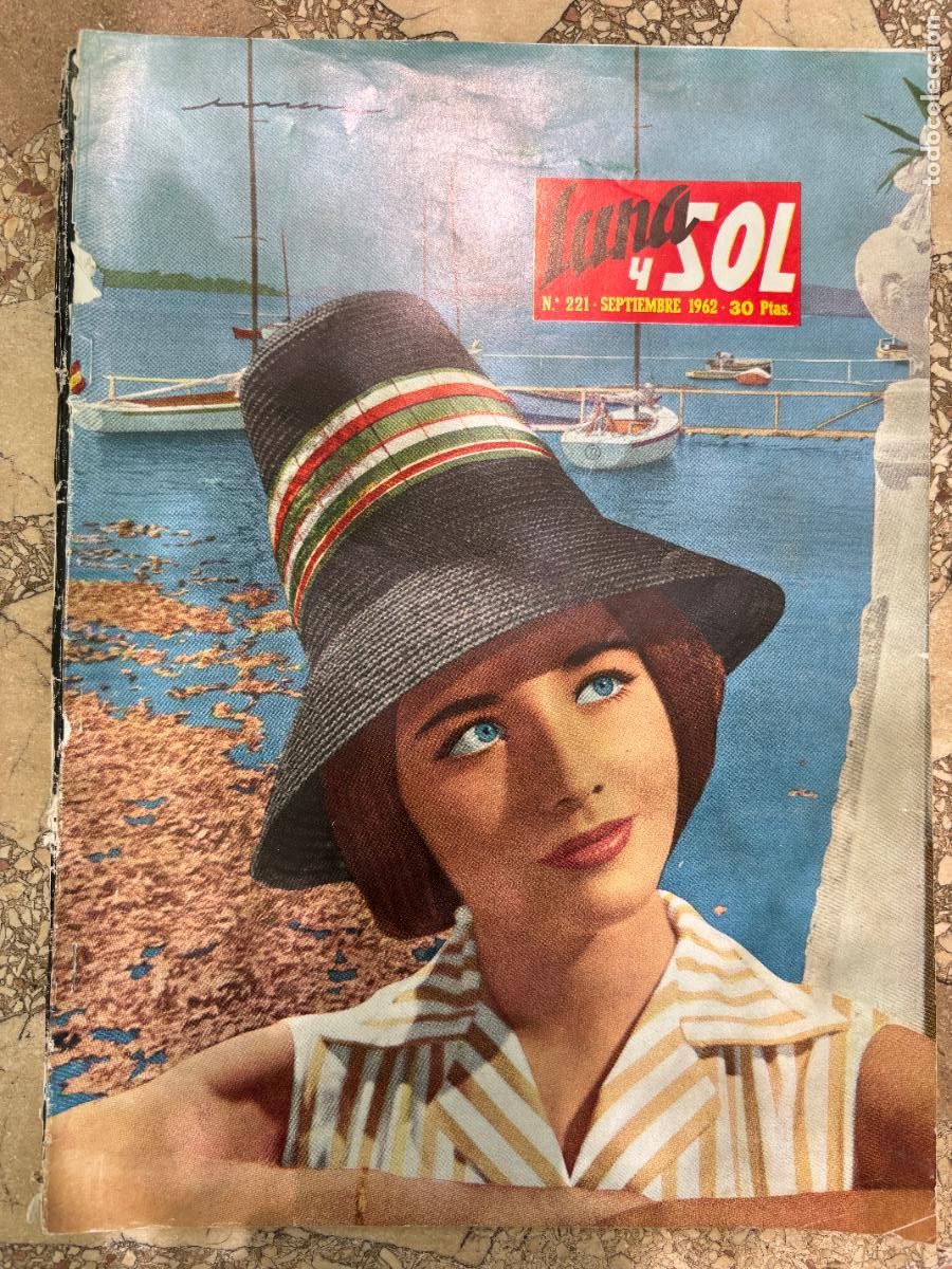 Coleccionismo de Revistas y Peri&oacute;dicos: LUNA Y SOL N&ordm; 221 SEPTIEMBRE 1962. MARIA LUISA FERNANDEZ VALMAYOR. CARMEN GONZALEZ DE LINARES.