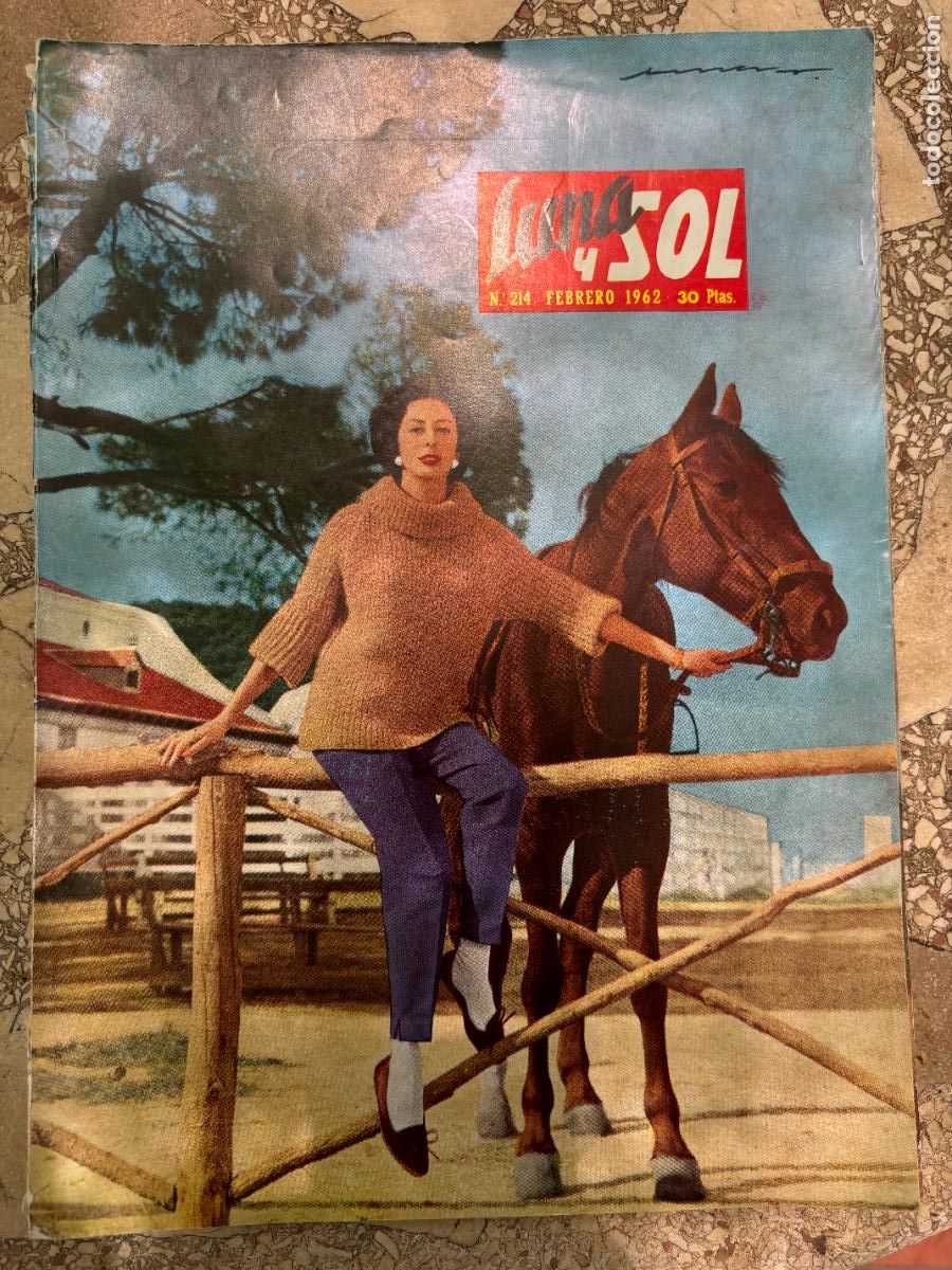 Coleccionismo de Revistas y Peri&oacute;dicos: LUNA Y SOL N&ordm; 214 FEBRERO 1962. GLORIA NIEVES VERDERA LLUSTA. MARGARITA GOMEZ ACEBO. TERESITA ABIA.