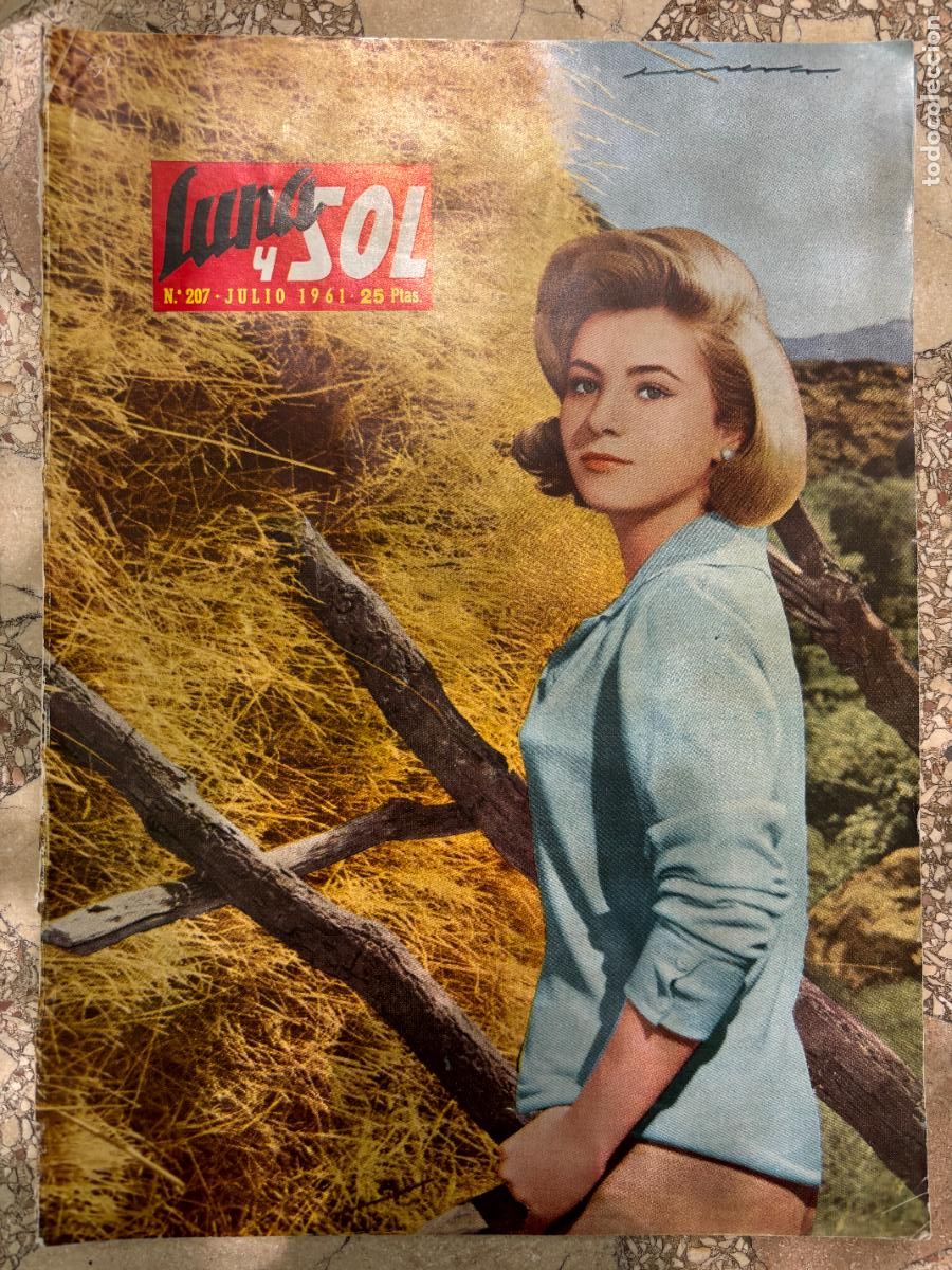 Coleccionismo de Revistas y Peri&oacute;dicos: LUNA Y SOL N&ordm; 207 JULIO 1961. ISABEL ANA USERA. REYES DE B&Eacute;LGICA. BIARRITZ. CONDESA DE OFALIA.