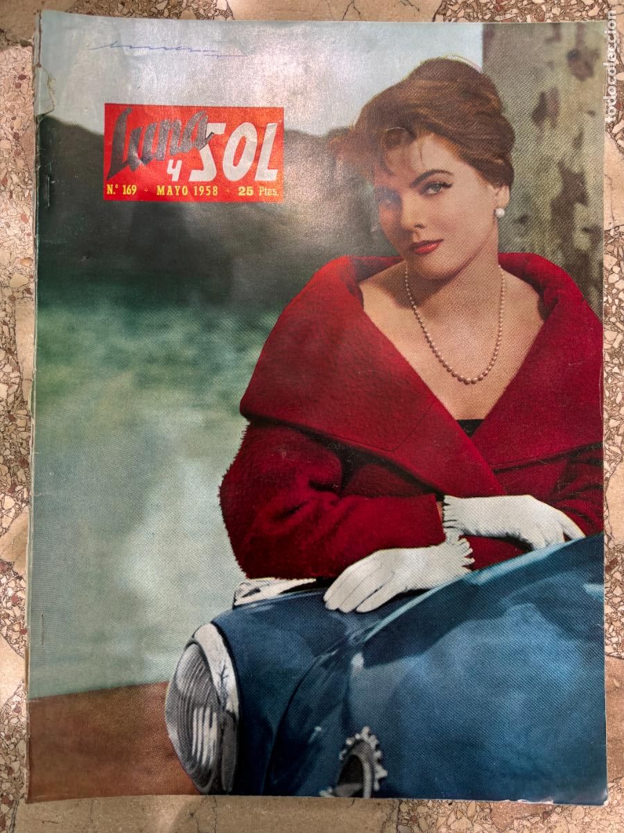 Coleccionismo de Revistas y Peri&oacute;dicos: LUNA Y SOL N&ordm; 169 MAYO 1958. MARIA DEL ROSARIO LOPEZ VILLASANA EN PORTADA. ANA MARIA DE ANGULO.