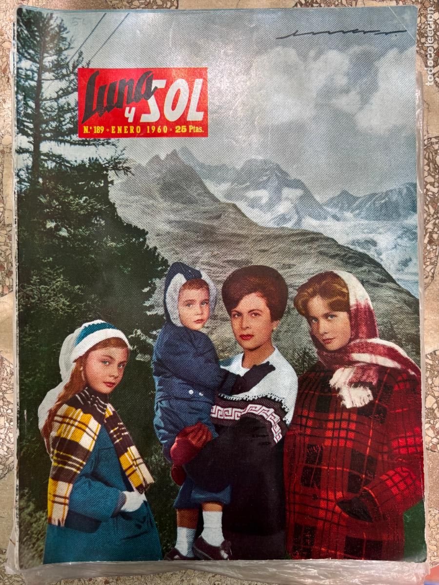 Coleccionismo de Revistas y Peri&oacute;dicos: LUNA Y SOL N&ordm; 189 ENERO 1960. LEWIN EN PORTADA. MARIA ASUNCI&Oacute;N LOPEZ VILLASANA.