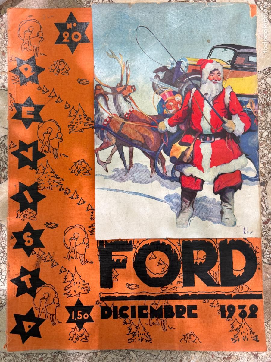 Coleccionismo de Revistas y Peri&oacute;dicos: REVISTA FORD DICIEMBRE 1932 N&ordm; 20. OVOMALTINA. MOBILOIL AF. LUBRICANTES DOB&Oacute;N. CHAMPION-C4.