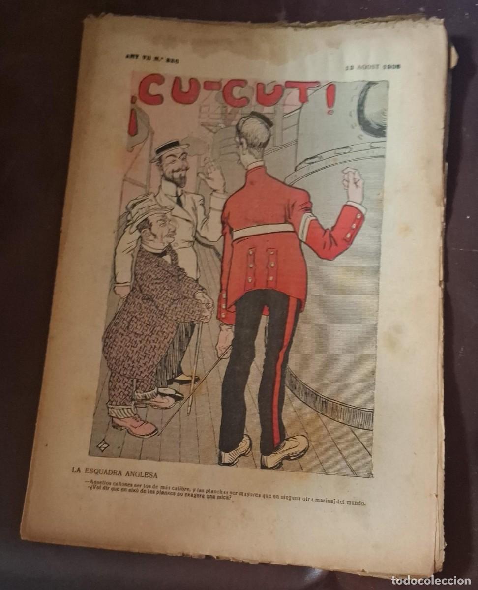 Coleccionismo de Revistas y Peri&oacute;dicos: REVISTA CU-CUT N&ordm; 326 AGOST 1.908