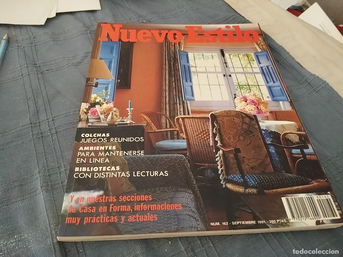 Coleccionismo de Revistas y Peri&oacute;dicos: NUEVO ESTILO - N&ordm; 162 - COLCHAS - AMBIENTES - SEPTIEMBRE 1961