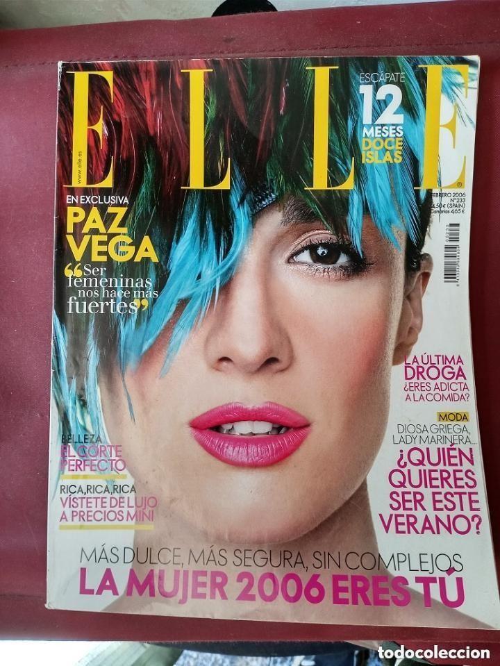 Coleccionismo de revistas y peri&oacute;dicos: ELLE - N 292 - FEBRERO 2006 -CON PAZ VEGA EN PORTADA