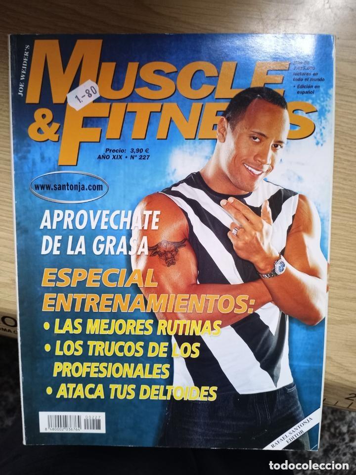 Coleccionismo de Revistas y Peri&oacute;dicos: MUSCLE AND FITNESS N 227 -CON THE ROCK -septiembre 2002