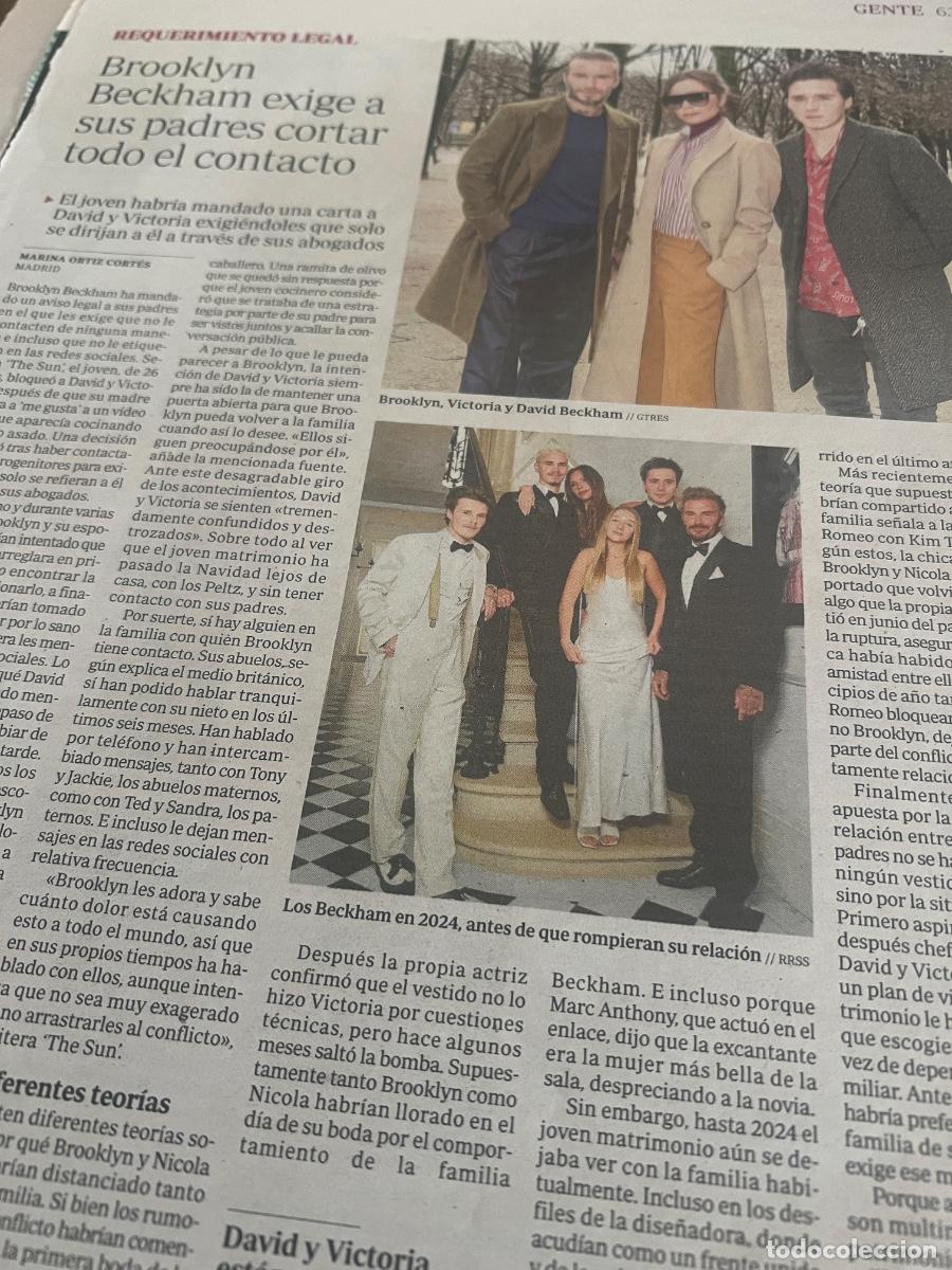 Collezionismo di Riviste e Giornali: Art&iacute;culo BROOKLYN BECKHAM. VICTORIA DAVID BECKHAM