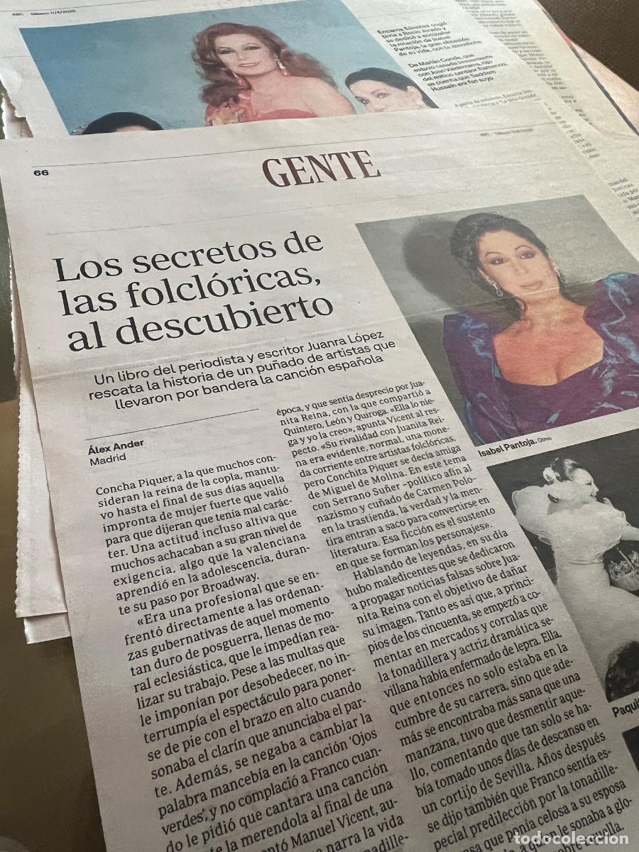 Coleccionismo de Revistas y Peri&oacute;dicos: Art&iacute;culo FOLCL&Oacute;RICAS JUANRA L&Oacute;PEZ ISABEL PANTOJA ROC&Iacute;O JURADO IMPERIO ARGENTINA