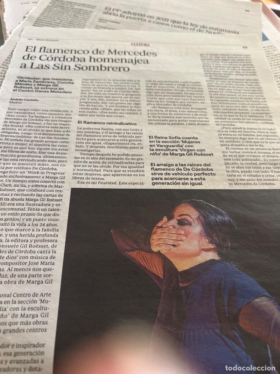 Coleccionismo de Revistas y Peri&oacute;dicos: Art&iacute;culo MERCEDES DE C&Oacute;RDOBA FLAMENCO LAS SIN SOMBRERO