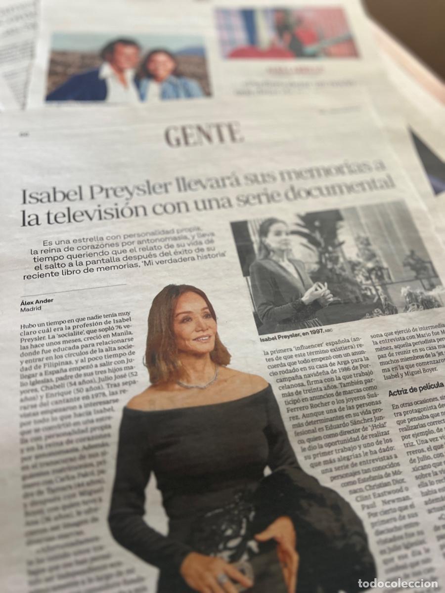 Coleccionismo de Revistas y Peri&oacute;dicos: Art&iacute;culo ISABEL PREYSLER JULIO IGLESIAS BOYER REVISTAS DEL CORAZ&Oacute;N