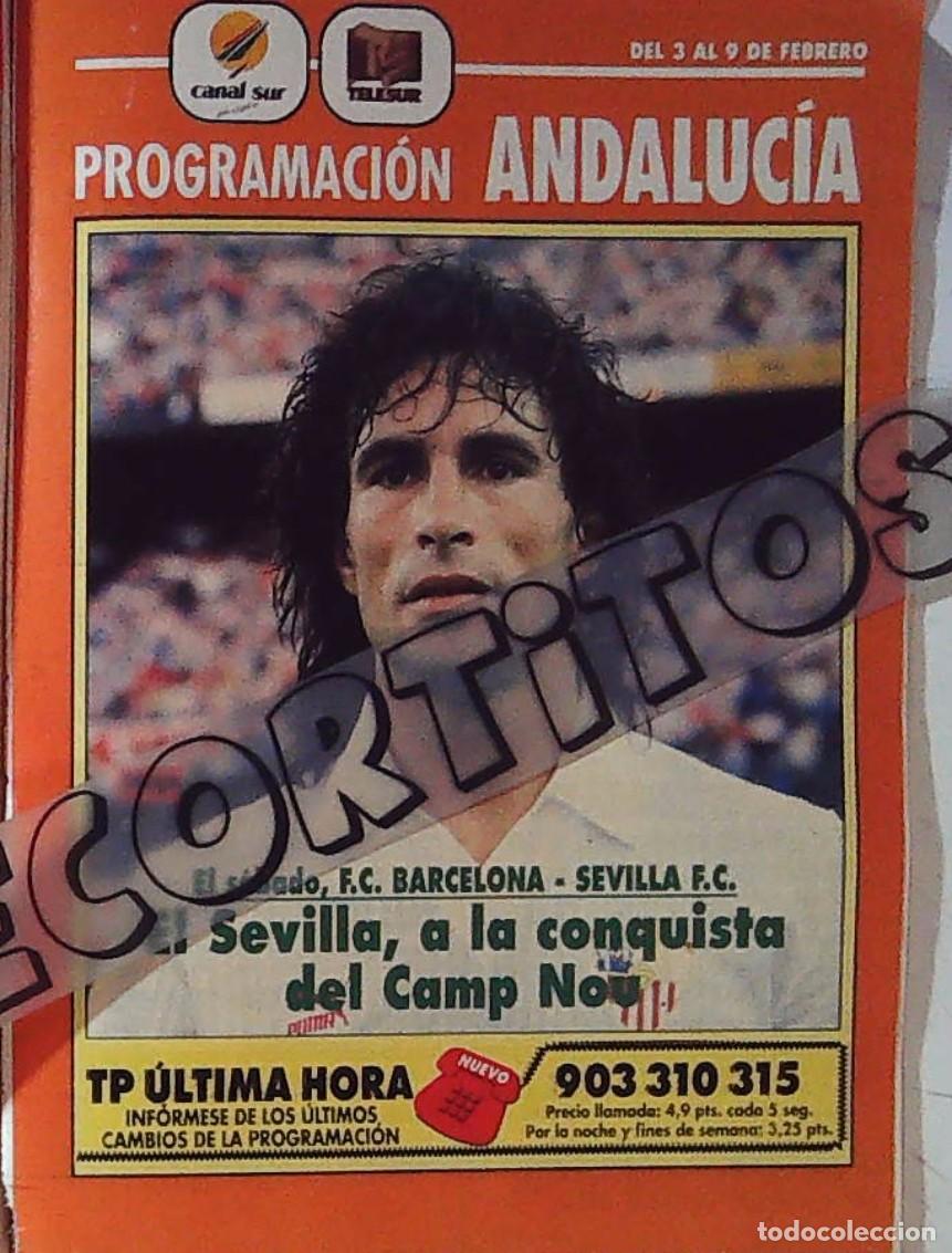 Coleccionismo de Revistas y Peri&oacute;dicos: FC BARCELONA SEVILLA FC 1992