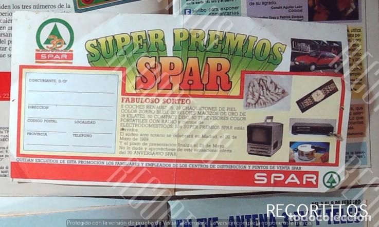 Coleccionismo de Revistas y Peri&oacute;dicos: 1992 ANIVERSARIO SUPERMERCADOS SPAR LA TELE PORTATIL