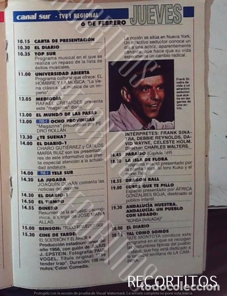 Coleccionismo de Revistas y Peri&oacute;dicos: EL SOL&iexcl;TERON Y EL AMOR FANK SINATRA ESPERANZA ROY SAZA JOSE ANTONIO GAVIZA