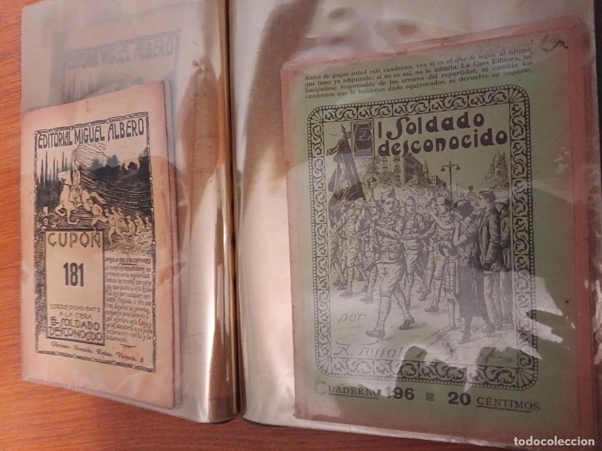Coleccionismo de Revistas y Peri&oacute;dicos: 26 NUMEROS DEL FOLLETIN EL SOLDADO DESCONOCIDO, DE ANTONIO FOSSATI ALBERO, A&Ntilde;OS 20