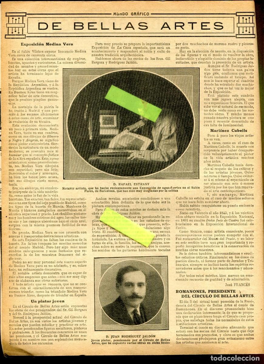 Coleccionismo de Revistas y Peri&oacute;dicos: REVISTA ENTERA A&Ntilde;O 1914 JUAN RODRIGUEZ JALDON DE OSUNA FUTBOL SAGUNTO VERGARA AGUILAS ANDUJAR