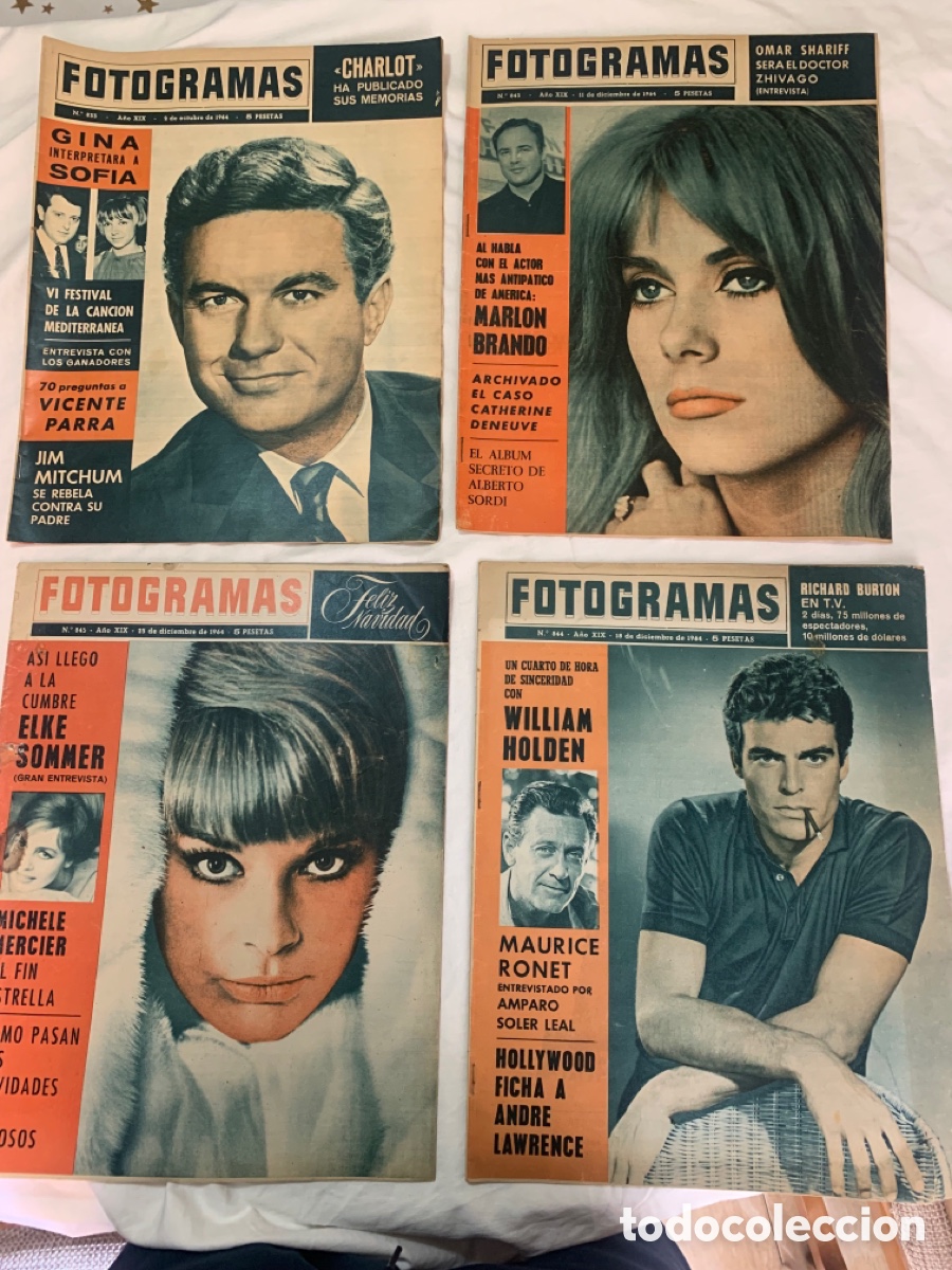 Coleccionismo de Revistas y Peri&oacute;dicos: Lote de revistas antiguas Fotogramas 1964