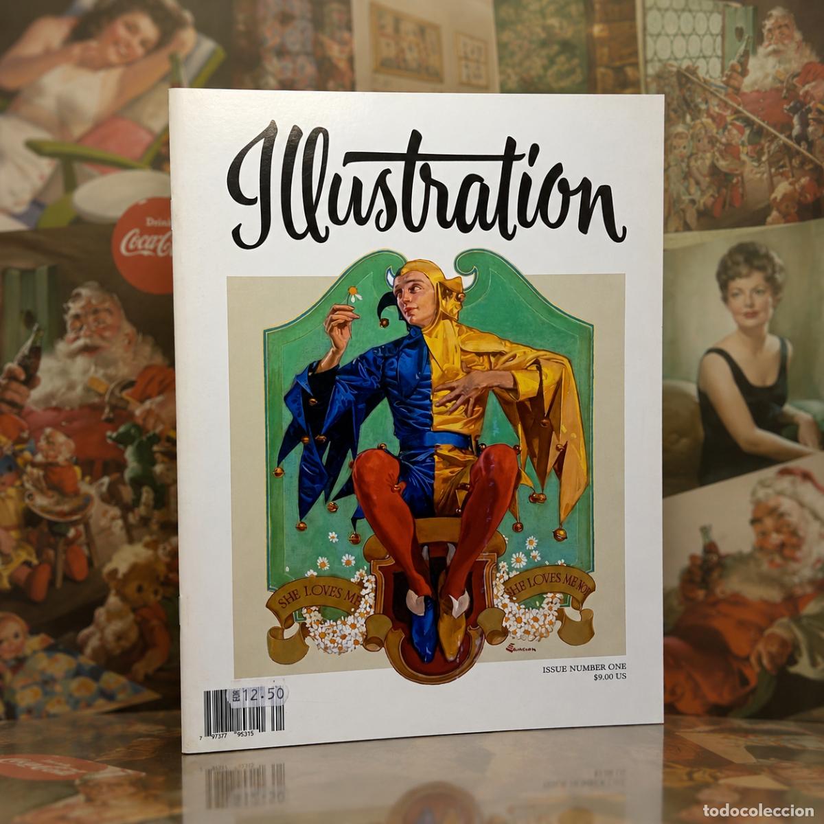 Coleccionismo de Revistas y Peri&oacute;dicos: ⚜️ &Ntilde;06. Revista Illustration N&ordm;1 Octubre 2001 Haddon Sundblom James Avati Arte Ilustraci&oacute;n. 48 pp
