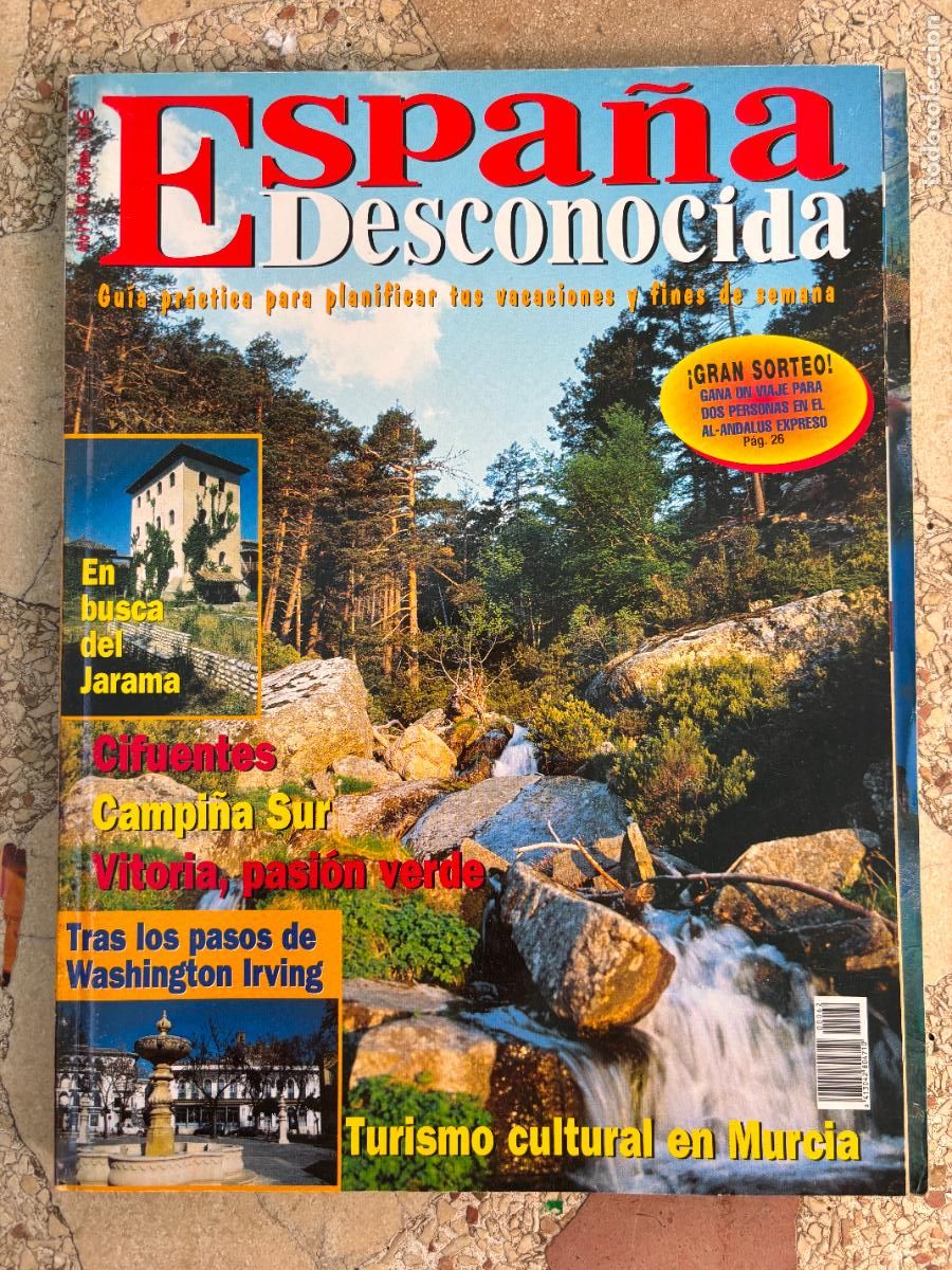 Coleccionismo de Revistas y Peri&oacute;dicos: ESPA&Ntilde;A DESCONOCIDA N&ordm; 62. JARAMA. CAMPI&Ntilde;A SUR. VITORIA. TURISMO CULTURAL EN MURCIA. CIFUENTES.