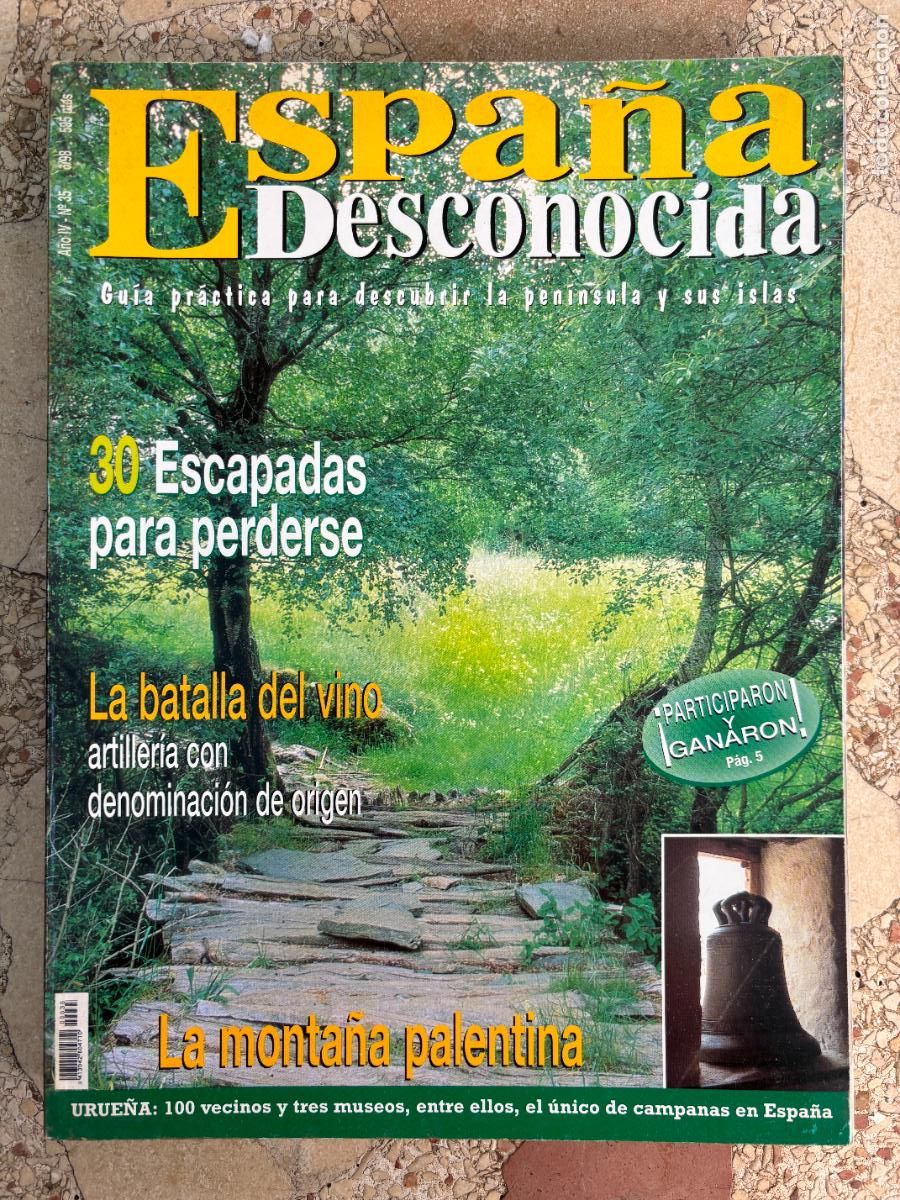 Coleccionismo de Revistas y Peri&oacute;dicos: ESPA&Ntilde;A DESCONOCIDA N&ordm; 35. URUE&Ntilde;A. BATALLA DEL VINO. MONTA&Ntilde;A PALENTINA. VITORIA GASTEIZ.