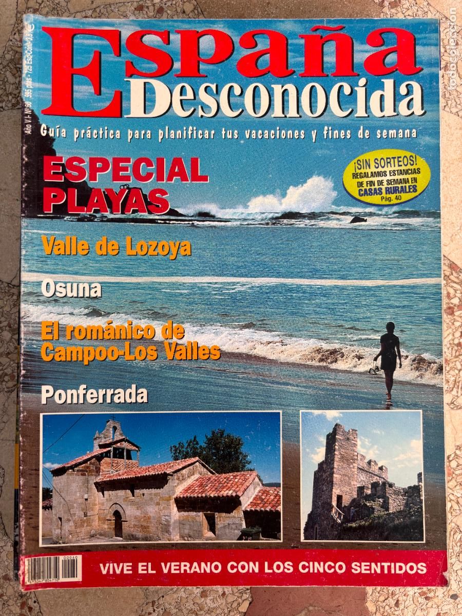 Collection Magazines and Newspapers: ESPA&Ntilde;A DESCONOCIDA N&ordm; 60. PONFERRADA. OSUNA. VALLE DE LOZOYA. ESPECIAL PLAYAS. CAMPOO-LOS VALLES.
