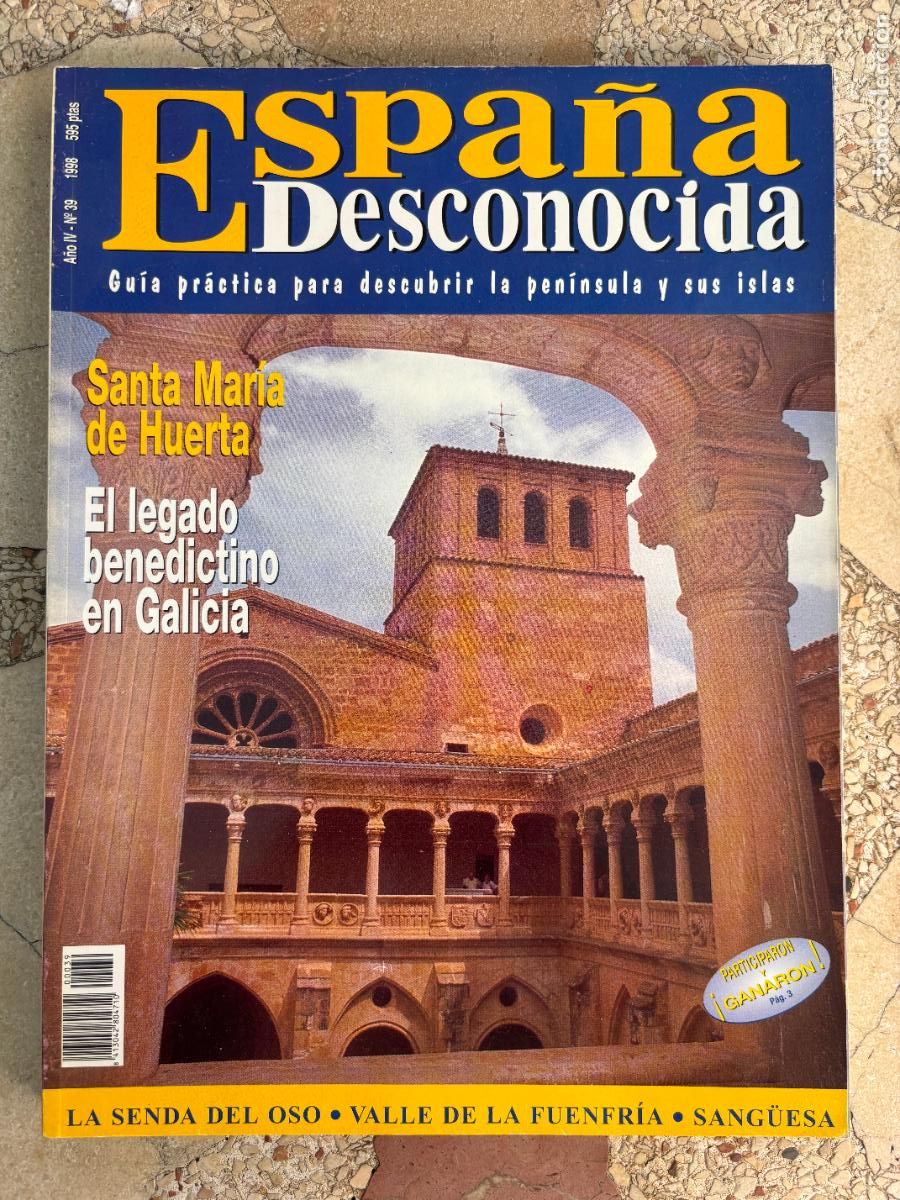 Collezionismo di Riviste e Giornali: ESPA&Ntilde;A DESCONOCIDA N&ordm; 39. SANTA MARIA DE HUERTA. LEGADO BENEDICTINO EN GALICIA. SANG&Uuml;ESA.