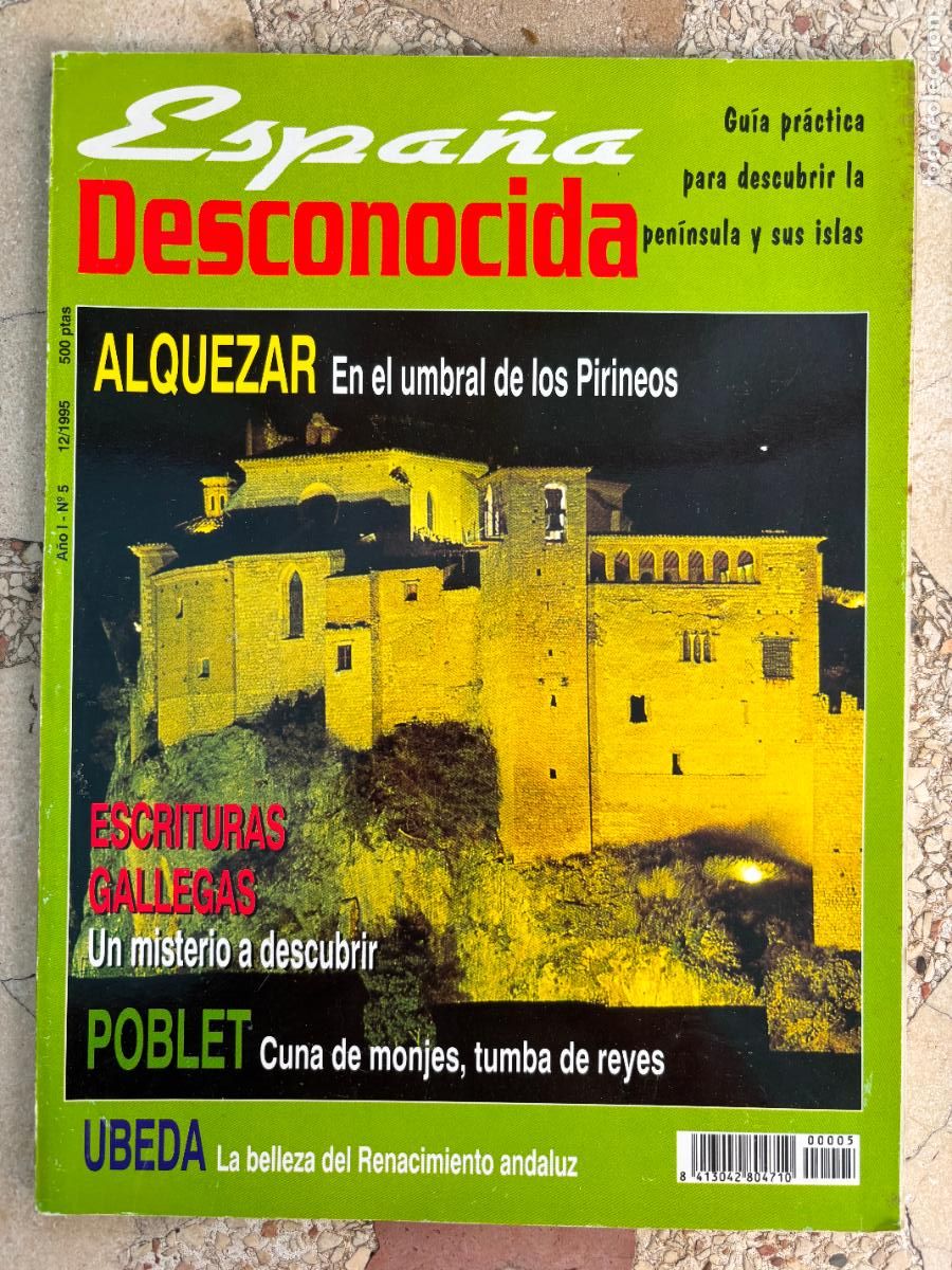Coleccionismo de Revistas y Peri&oacute;dicos: ESPA&Ntilde;A DESCONOCIDA N&ordm; 5. POBLET. ALQUEZAR. UBEDA. ESCRITURAS GALLEGAS. MALLORCA. &Aacute;VILA.