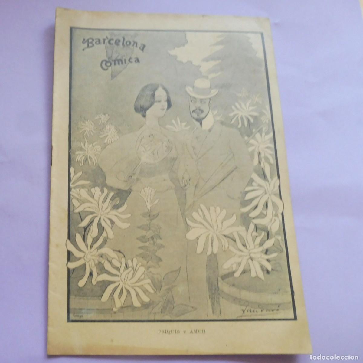 Coleccionismo de Revistas y Peri&oacute;dicos: REVISTA - BARCELONA C&Oacute;MICA - A&ntilde;o VIII - 12 DE OCTUBRE DE 1895 - N&Uacute;M 41 - chistes, historietas -