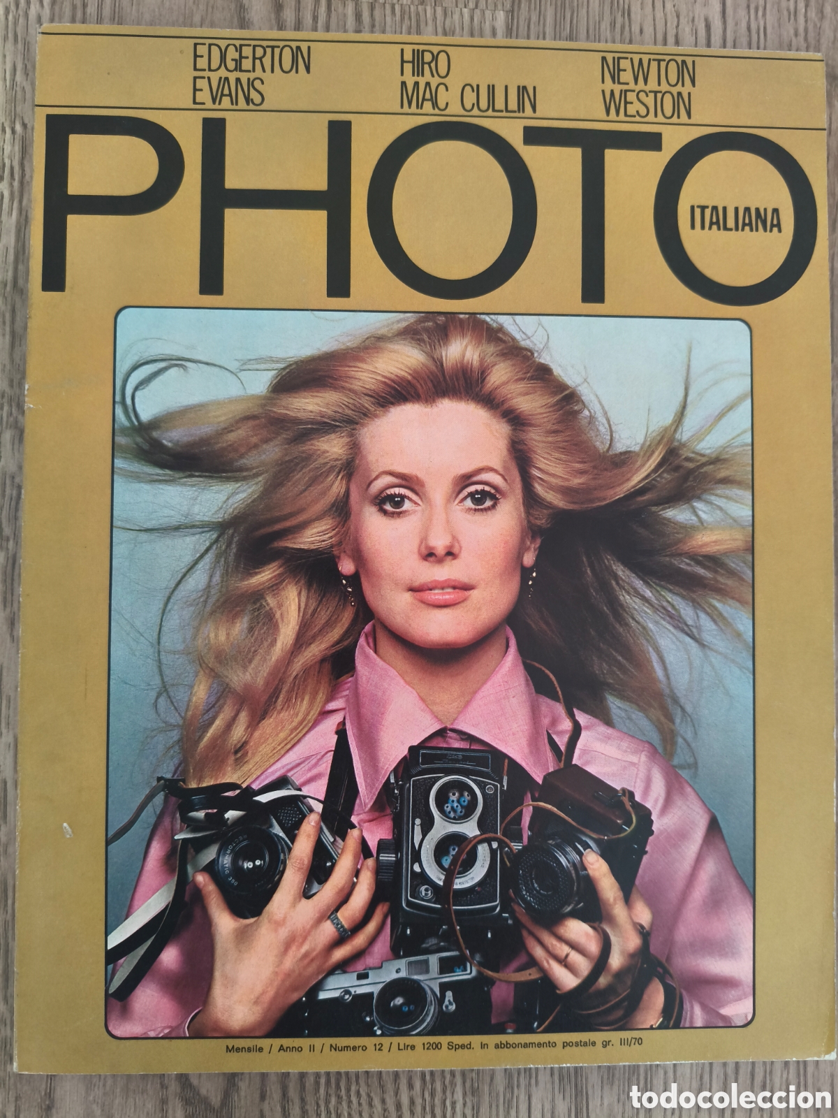 Coleccionismo de Revistas y Peri&oacute;dicos: REVISTA PHOTO ITALIANA FEBRERO 1976 HELMUT NEWTON HIRO WESTON EVANS EDGERTON MAC CULLIN