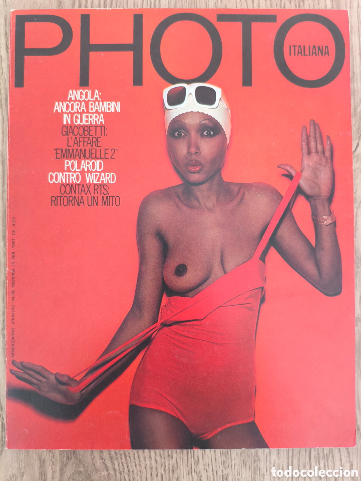 Coleccionismo de Revistas y Peri&oacute;dicos: REVISTA PHOTO ITALIANA ABRIL 1976 ART KANE EMMANUELLE 2